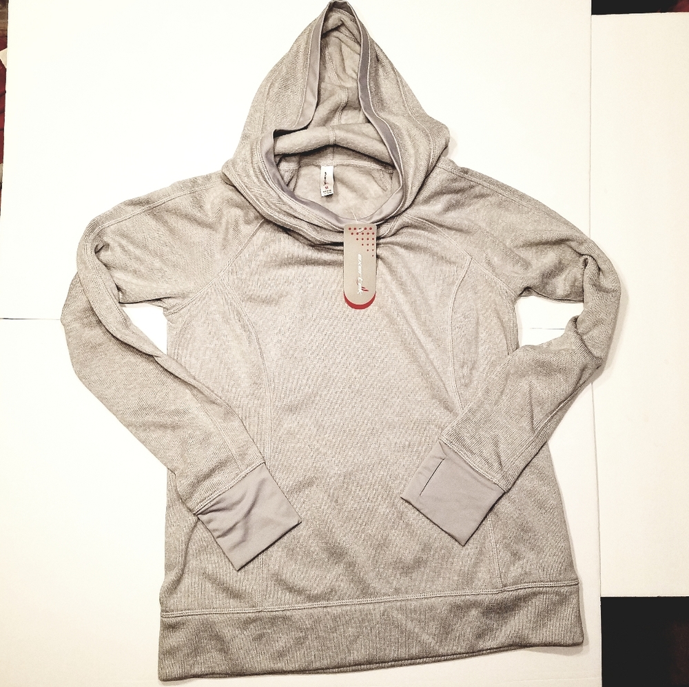 Exertek Hoodie NWT soft n cuddly, grey M